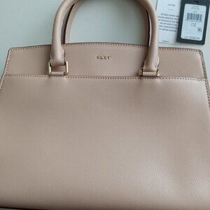 DKNY leather satchel handbag